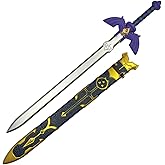 otaku gear 37 Inch Heroic Master Foam Sword with Plastic Scabbard Prop for Cosplay LARP Halloween Costume and Display