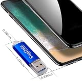 SunData 64GB USB 3.0 Flash Drive 4 Pack High Speed 90MB/s Mixed Colors view 4