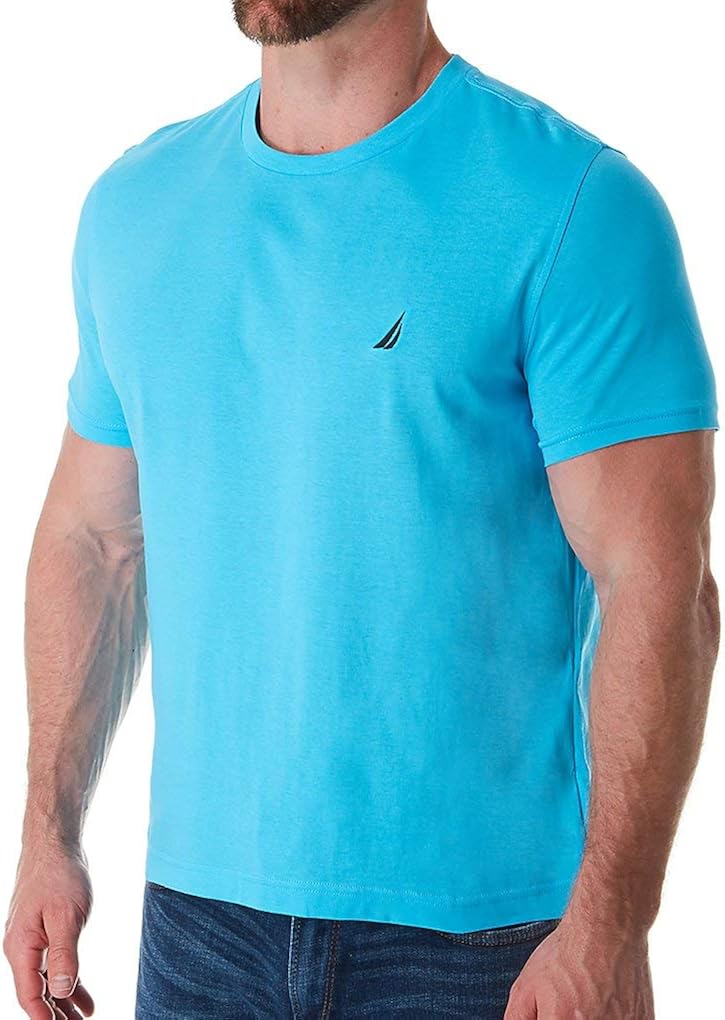 Nautica Men's Short Sleeve Solid Crew Neck T-Shirt | 