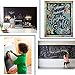 [20-Count] Chalkboard Chalk, PENNX Non-Toxic Dustless 12 White Chalk and 8 Colored Chalk (4 Colors, 2 of Each) with 2 free chalk holders for School and Office Use