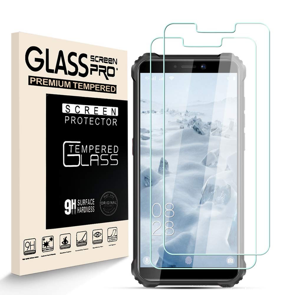 Zidwzidwei Screen Protector for Oukitel WP5 Pro [2 Pack], 9H Hardness Tempered Glass, 2.5D High Definition Film, Bubble Free, Screen Protector Compatible with Oukitel WP5 Pro