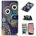 Galaxy S8 Case, Galaxy S8 Wallet Case Flip Kickstand Case Premuim Leather Cover 3D Art Colorful Owl Painting Shockproof Soft Inner Bumper with Card Slot & Dust Plug & Stylus Pen - S8