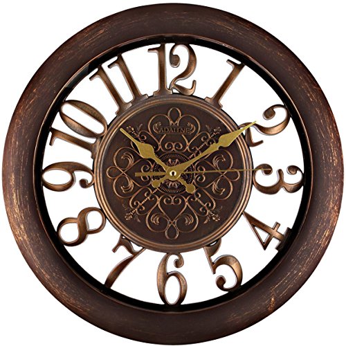 Adalene Wall Clocks Large Modern Battery Operated Non