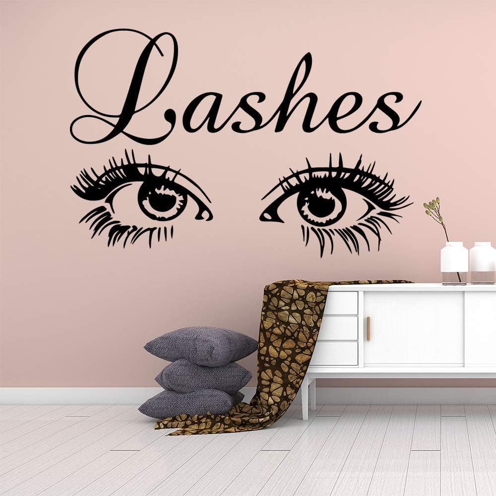 Eyelash Sticker Waterproof Vinyl Wallpaper Home Decoration