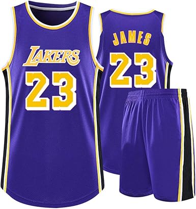 Lebron James Men Basketball Jersey Los Angeles Lakers 23 Sleeveless Vest Youth Summer Shorts 2 Piece Set Mesh Swingman Jersey Can Be Washed Repeatedly Amazon Co Uk Clothing
