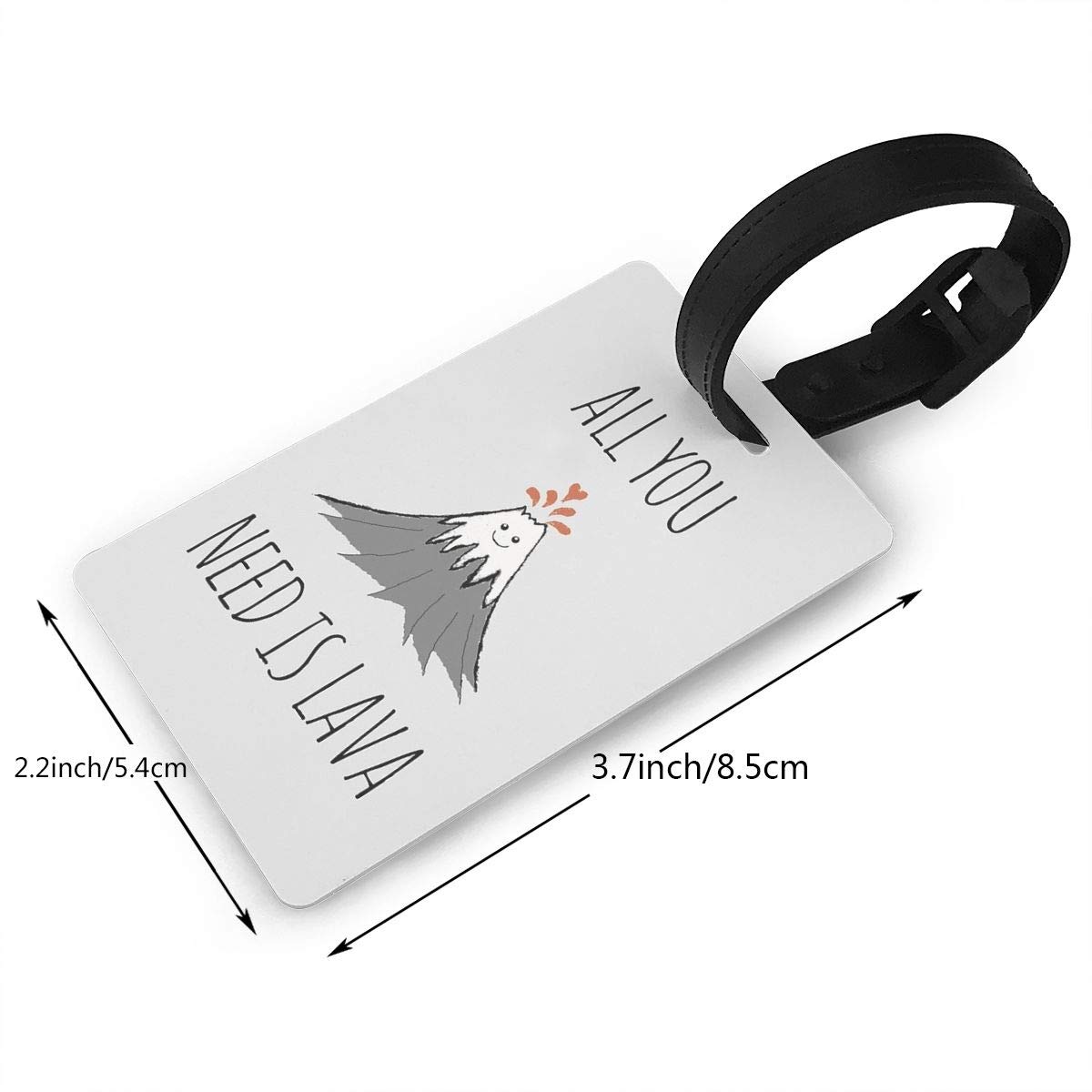 All You Need Is Lava Luggage Tags Suitcase Labels Bag Travel ...