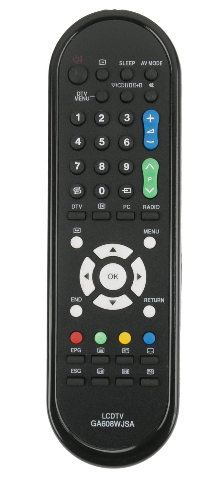 ALLIMITY GA608WJSA Remote Control Replace Fit for TV LC-19D1E LC-24LE210E LC-24LE220E LC-19D1E-BK LC-19D1E-WH LC-32DH500E LC-32LE220E LC-32LS220E LC-32DH500S