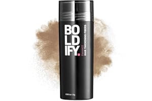BOLDIFY Hair Fibers (Dark Blonde) Undetectable & Natural - Giant 28g Bottle - Completely Conceals in 15 Sec - Topper for Wome