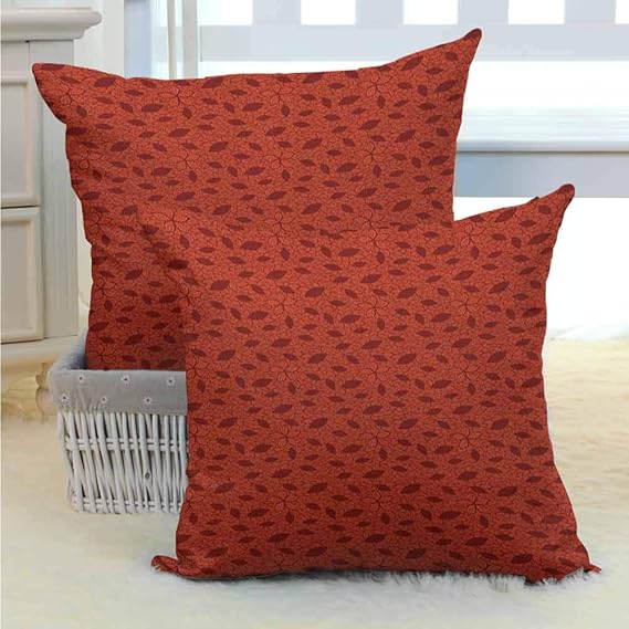 Mannwarehouse Burnt Orange Throw Pillow Case Cushion Case