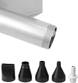 QWORK Electric Mortar Grout Gun All Metal Caulking Gun 4 Nozzles view 4