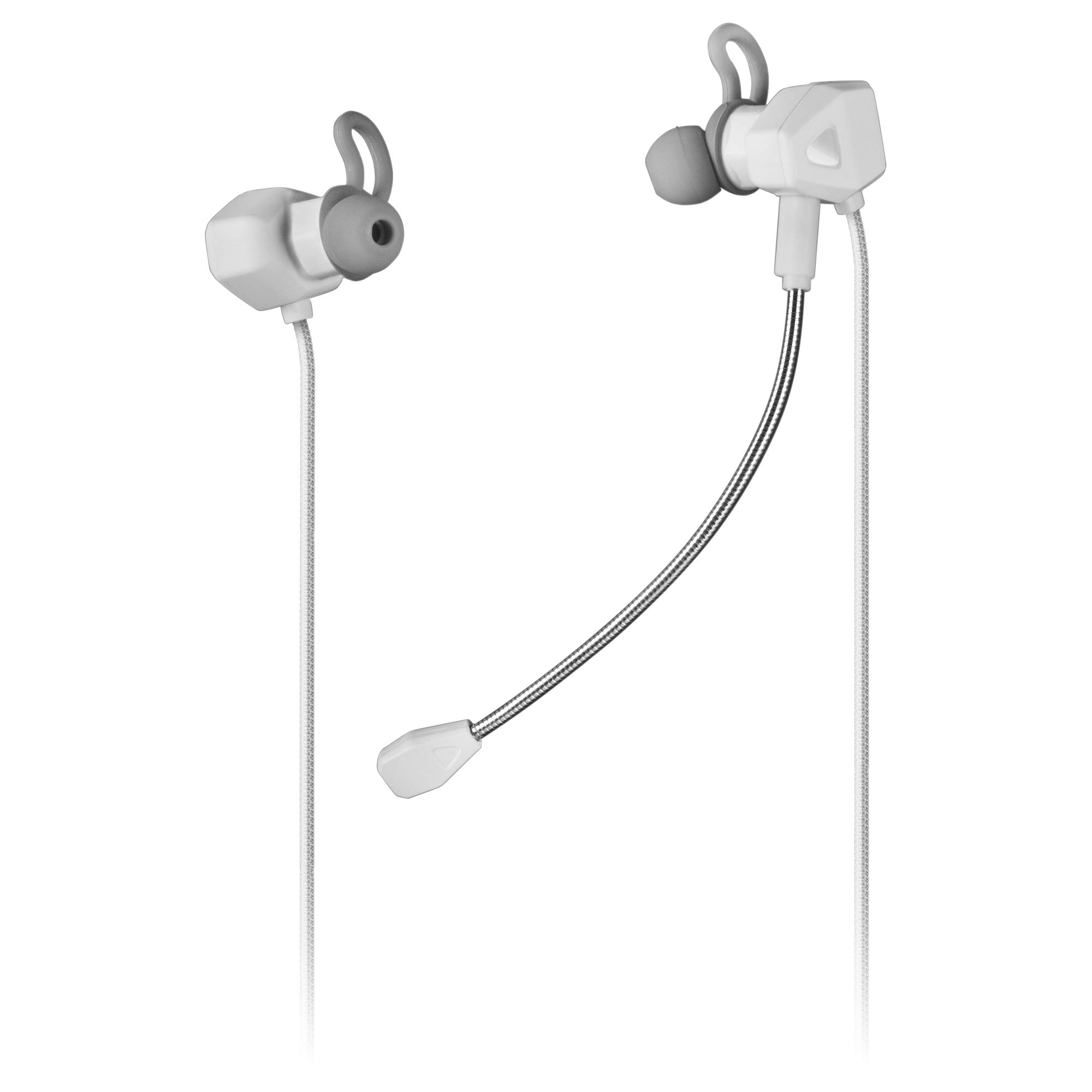 Mars Gaming MIHXW White, In-Ear Headset, Microphone, PS4/PS5/XBOX/SWITCH/PC
