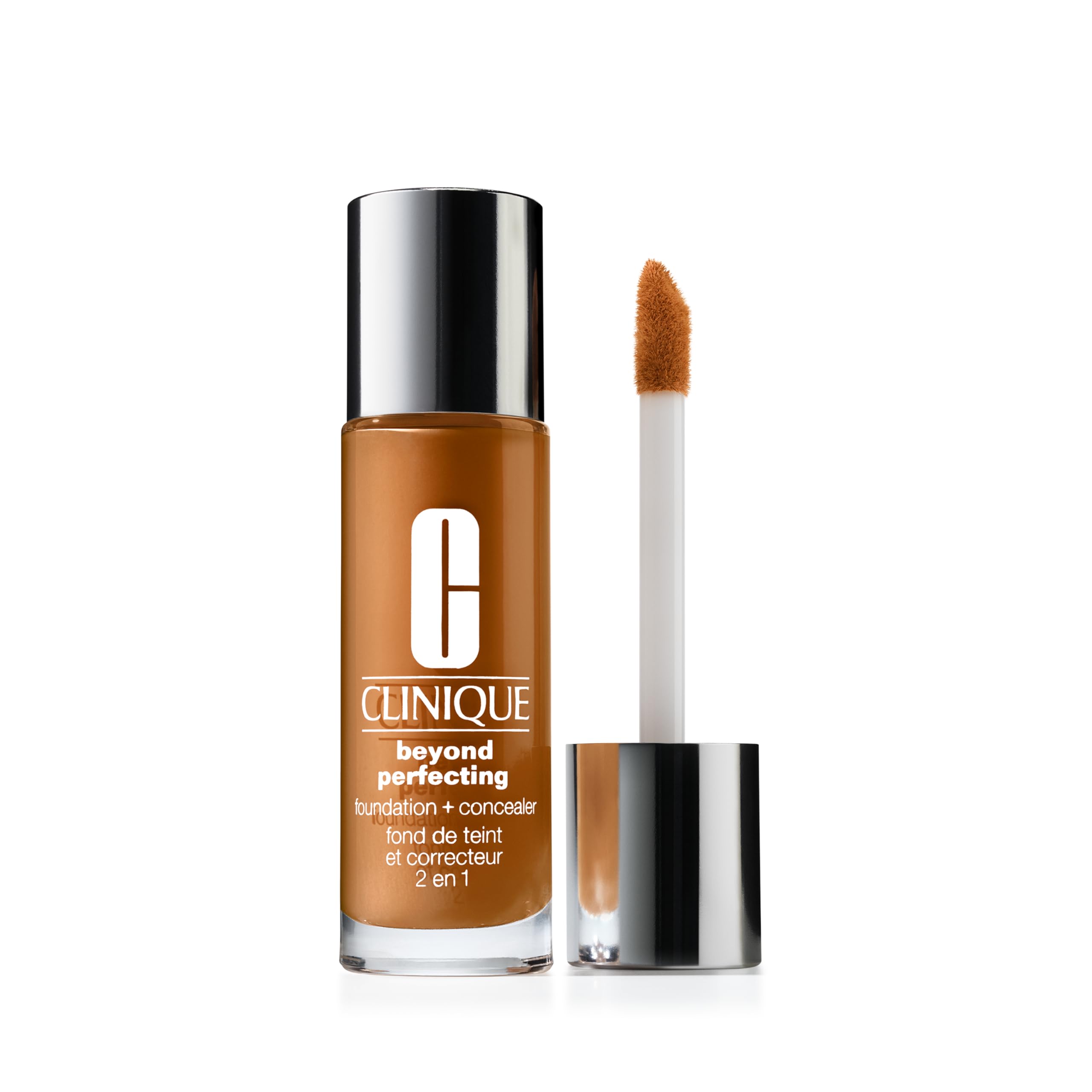 Clinique Beyond Perfecting Liquid Lightweight Full-Coverage Foundation + Concealer For Dry Combination To Oily Skin Types — image 1