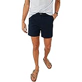 Chubbies Chino Shorts Men 5.5 Inch - Mens Shorts Casual with Elastic Waistband, Side and Back Pockets, Stretch Cotton Blend