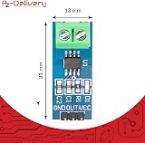 AZDelivery 3x ACS712 5A Current Sensor Module Arduino Compatible E-Book Included view 4