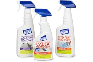 Lift Off 99614 DIY Make-Over Kit Includes Latex Paint Remover, Silicone Latex Caulk and Foam Sealant Remover, and Tape, Label