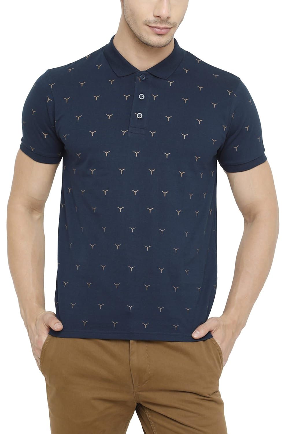 genius18 men's cotton t-shirt