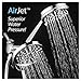 AirJet-600 Hybrid 3-in-1 High Pressure Luxury Rainfall Shower Combo with High-Velocity Flow Accelerator(TM) for More Power with Less Water! Height-Extend Design / Low-Reach Push-Button Flow Control