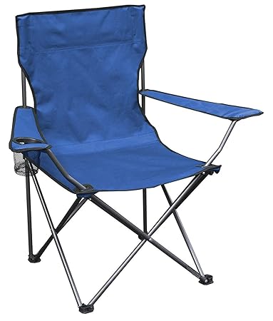Saiyam Portable Folding Chair for Camping Fishing Beach Picnic (Multicolor)