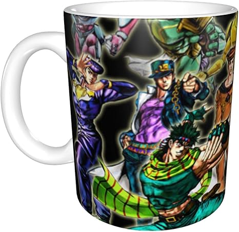 Amazon ジョジョの奇妙な冒険 マグカップ パターン コーヒーカップ お茶カップ ビッグマグ 330cc 陶器 おしゃれコップ おもしろ かわいい 景品 マグ 贈答品 男性 女性 贈り物 人気ギフ 子ども用コップ オンライン通販