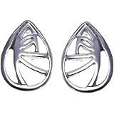 Alexander CastleCharles Rennie Mackintosh 925 Sterling Silver Earrings for Women - Stud Earrings with Jewellery Gift Box - 11mm x 8mm