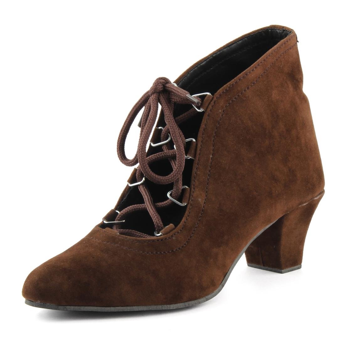 cute fashion dark brown boots