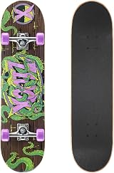 Xootz Complete Kids Double Kick Trick Skateboard 31 x 8 Maple Deck