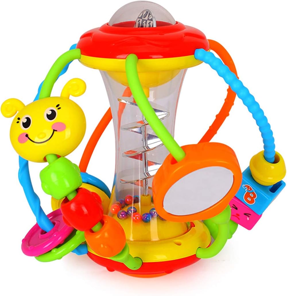HOLA Baby Rattle Toy Set Sensory Ball 0-6 Months Educational Gift