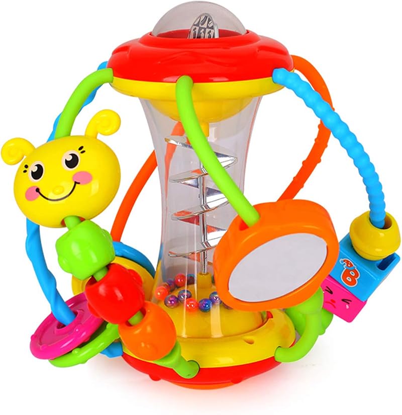 HOLA Baby Rattle Toy Set Sensory Ball 0-6 Months Educational Gift