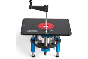 Kreg PRS5000 Precision Router Lift - Router Table Lift System - Durable Router Plate Insert - Router Table Plate Insert - for