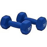 Amazon Basics Neoprene Coated Dumbbell Hand Weight Set
