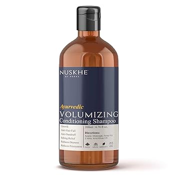 Nuskhe By Paras Ayurvedic Volumizing Conditioning Shampoo For Frizz Free & Stronger Hair For Men & Women, 200 ml