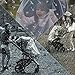 Anchor Life Stroller Rain Cover with Mosquito Net - Protects Babies from Sun, Wind, Rain, Snow, Dust - Breathable Bug Shield with Ventilation Lids