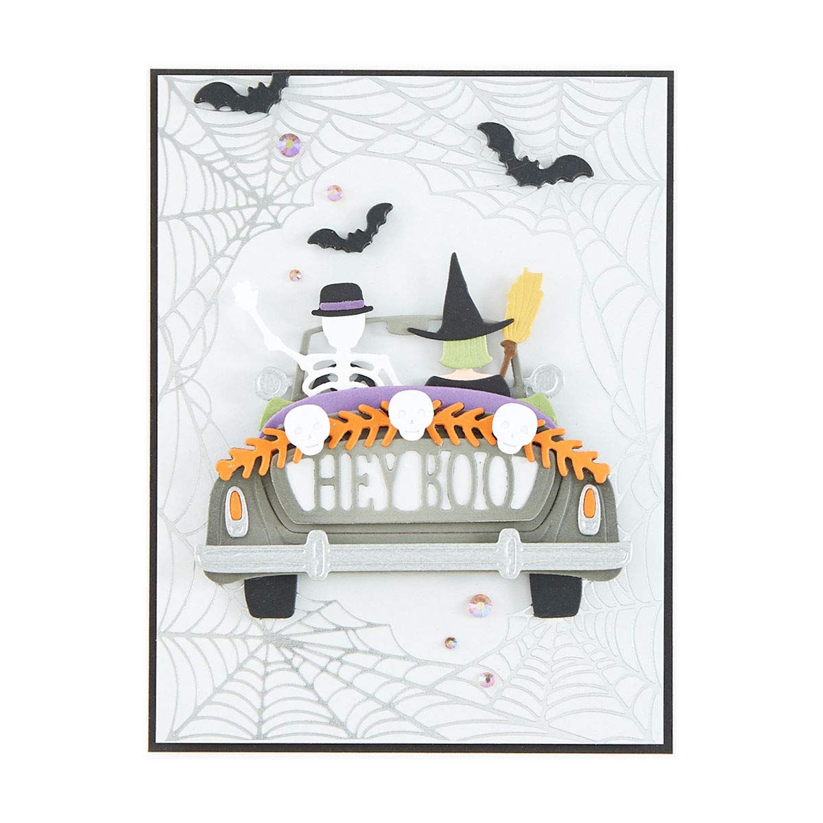 Spellbinders Die-Lites Halloween Sunday Drive Etched Dies