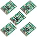 Icstation Mini DC to DC Voltage Regulator Step Up Boost Converter Power Supply Module 1V-5V to 5V 500mA (Pack of 5)