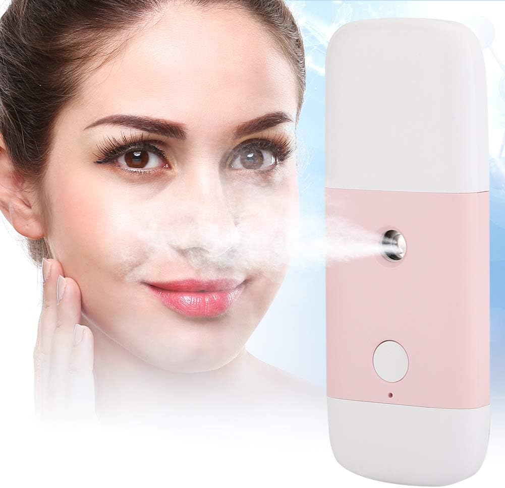 AYNEFY Nano Face Sprayer, 15ml USB Nano Mist Spray Handy Humidifier Face Hydration Atomization