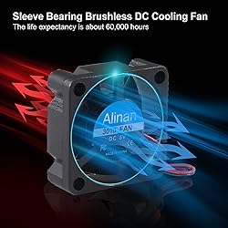 Alinan 6pcs 3010 5V Fan 30x30x10mm 2-pin Sleeve