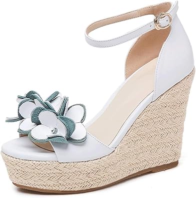 amazon white wedge shoes