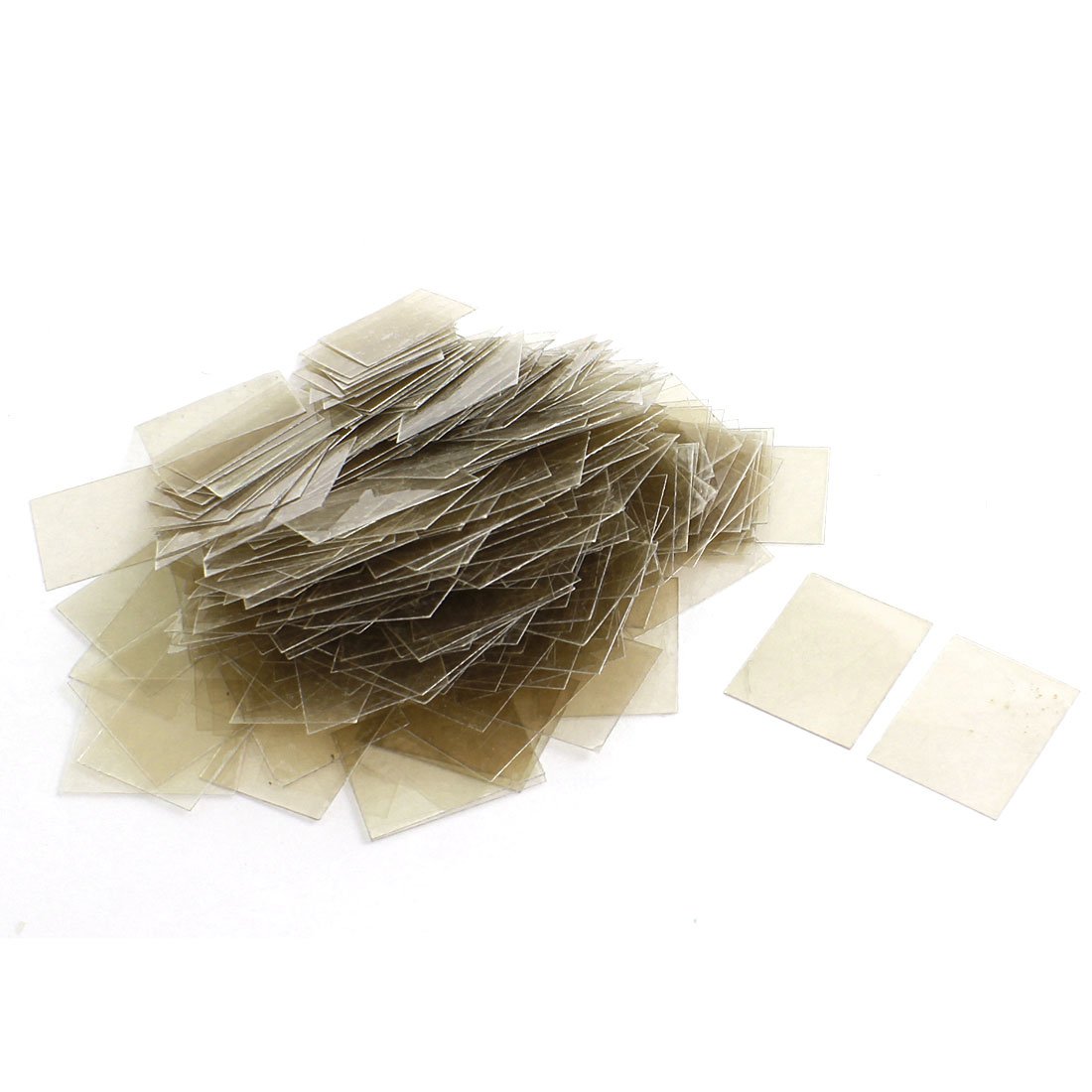 Sourcingmap 300Pcs 20mm x 25mm x 0.12mm Repairing Part Mica Insulator Sheets