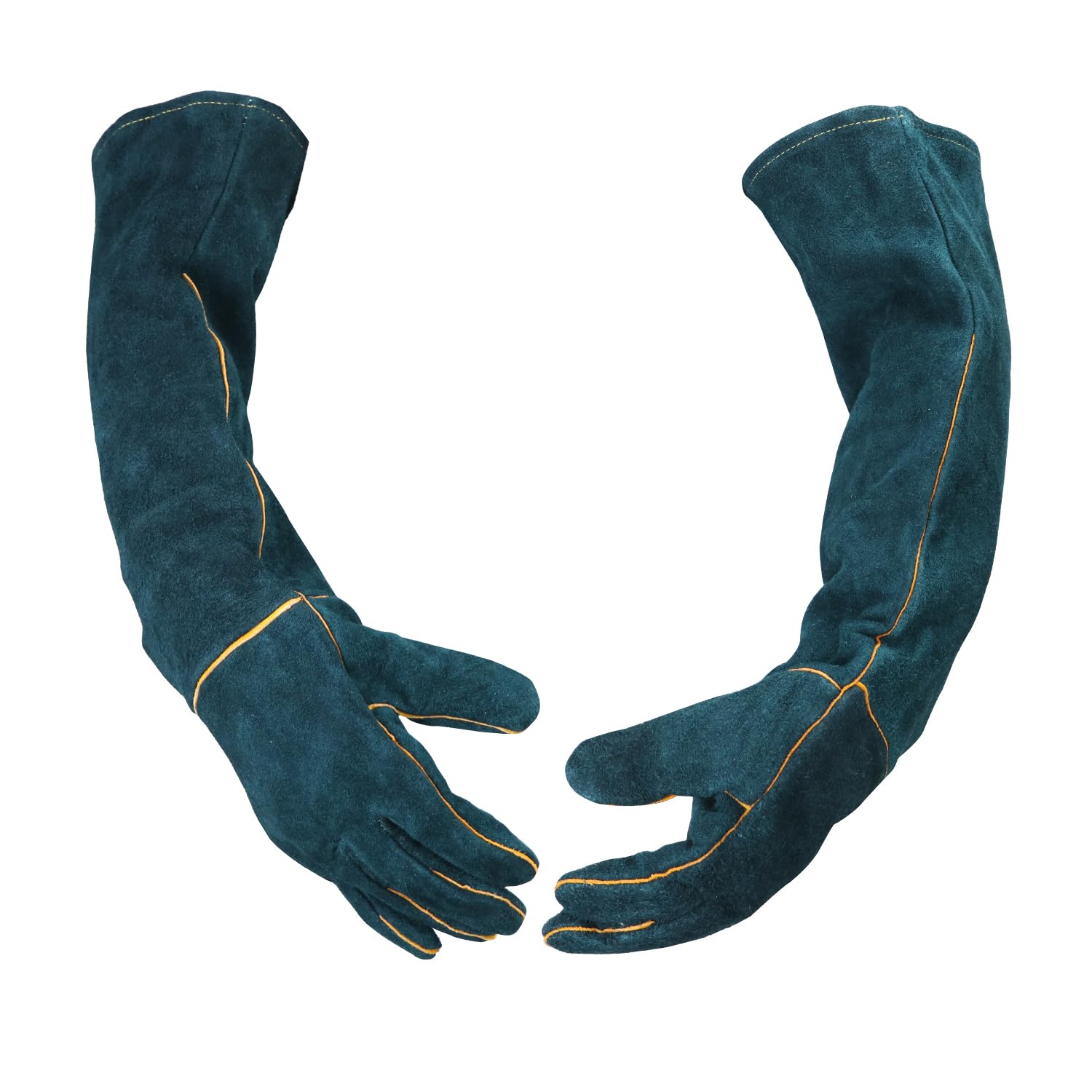 QWORK® Anti Bite Gloves 60CM, Cut Resistant Gloves, Full Arm Protective Gloves, for Bathing, Ggardening, Grooming, Handling Animal