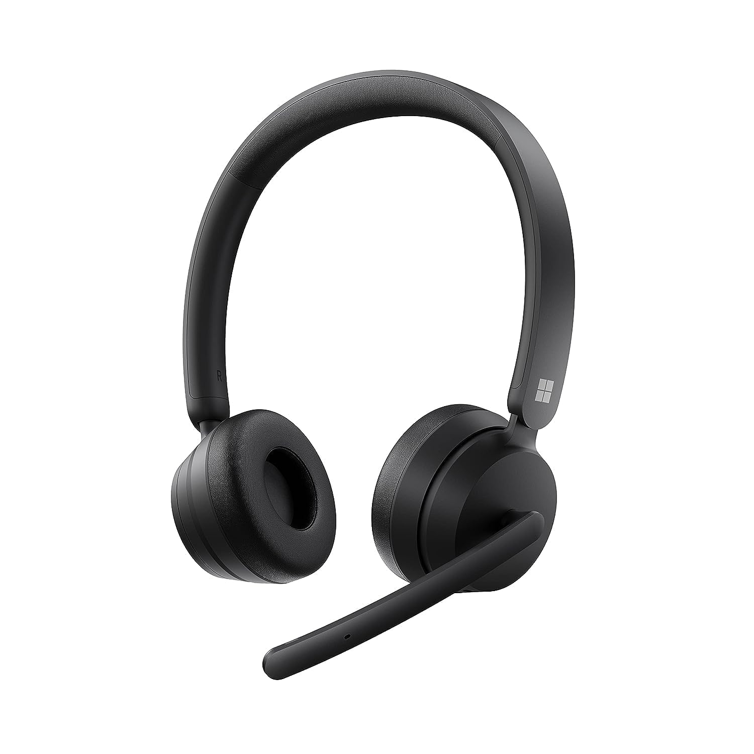 Microsoft Modern - Wireless Headset,Comfortable Stereo Headphones with Noise-Cancelling Microphone, USB-A dongle, On-Ear Controls, PC/Mac - Certified for Microsoft Teams,Black