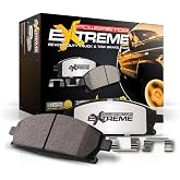 PowerStop Z36 Truck &amp; Tow Brake Pad Set Front Z36-2087 | Ford F-150, Ford Expedition, Lincoln Navigator Carbon Fiber Ceramic Brake Pads + Installation Hardware