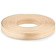 Skelang Pine Edge Banding, 3/4" X 50' Wood Strip Preglued, Iron on Veneer Edging Tape for Cabinet, Table, Door