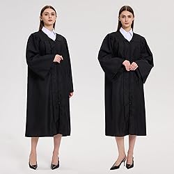 HX Graday Unisex Matte Graduation Gown,Choir Robes