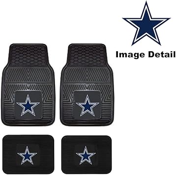 Amazon Com Front Rear Car Truck Suv Floor Mats Heavy Duty Vinyl