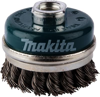 Makita D-24153 60mm Bowl Cup Brush M14 Knotted Steel Wire for Angle Grinders