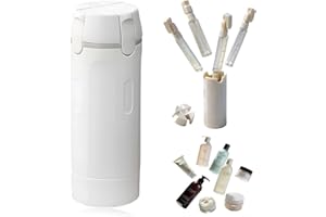 4-in-1 Leak-Proof Travel Bottle Set with Scale, Refillable Squeeze Dispenser for Shampoo & Lotion