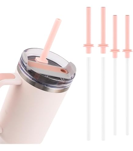 Amazon.com: 4 Sets Replacement Straw Compatible with Stanley