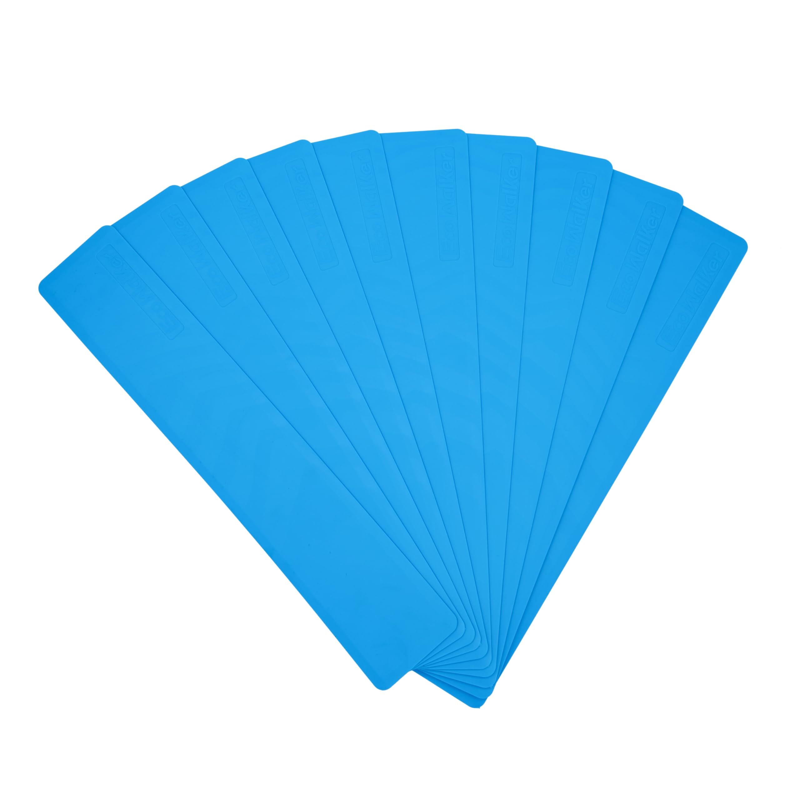 Eco Walker Court Lines Marker Kit Throw Down Markers Create Your Own Mini Pickleball Tennis Court (Blue)