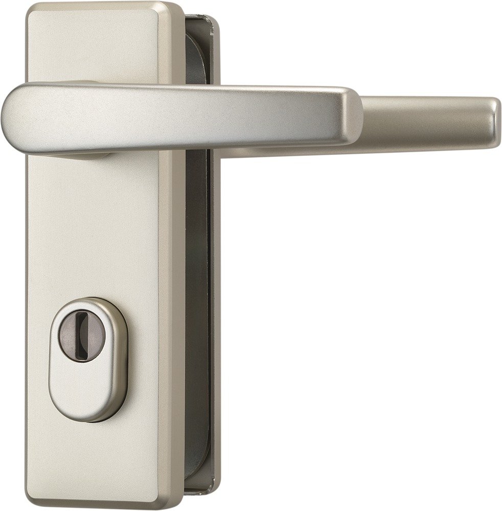 ABUS 089657 KKZS700 F2 EK Protective Fitting Silver Double-Sided Handle Locks