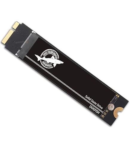 GAMERKING 256 GB SSD Für MacBook Air Mitte 2012 - NVMe, 550/500 MB/s, Mit Vorinstalliertem MacOS